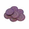 Monedas metálicas 50$ para Scythe - 7 monedas