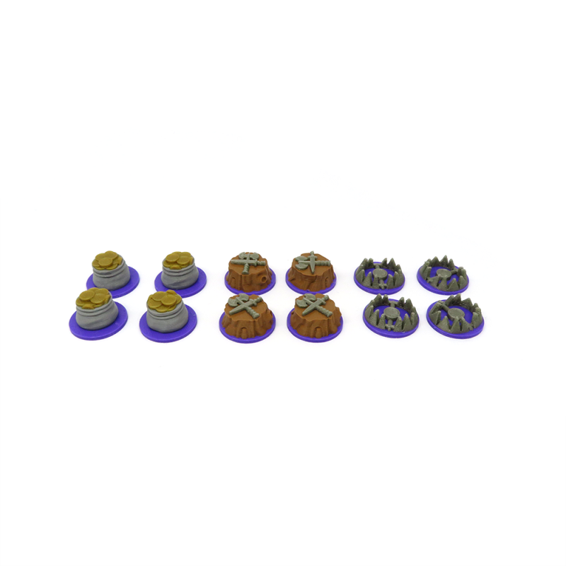 Corvid Conspiracy Tokens for Root - 12 Pieces
