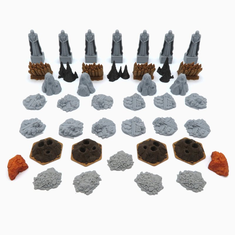 Pack Completo para Jaws of the Lion Gloomhaven 114 piezas