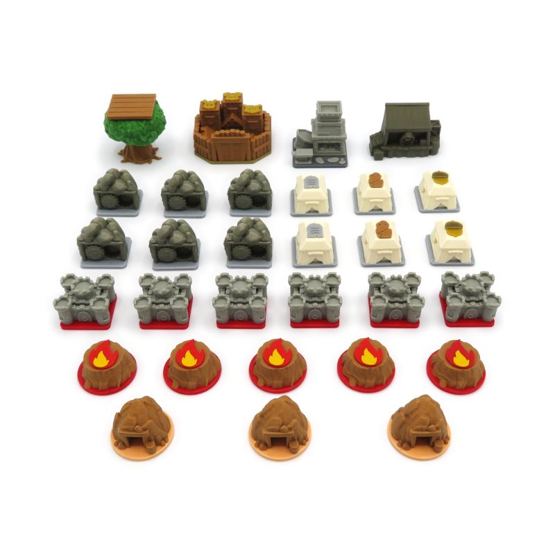 3D Printed Upgrade Kit for Root: The Marauder Expansion (30 pieces) - expected to ship in mid-to-late May 2022