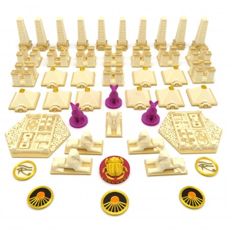 3D Printed Upgrade Kit for Ankh: Gods of Egypt (46 pieces)