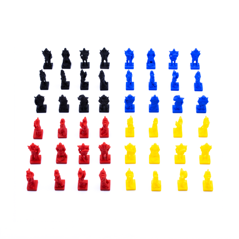 3D Printed Viking Miniatures for A Feast for Odin (48 pieces)