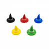 Scoring markers for the board game The Quacks of Quedlinburg. With the shape of witch hats.