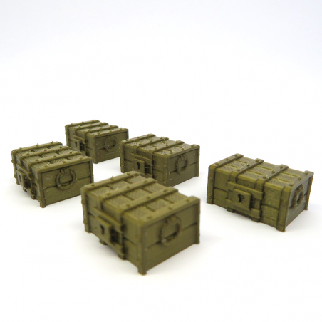 Goal Treasure Chests for Gloomhaven - 5 pieces