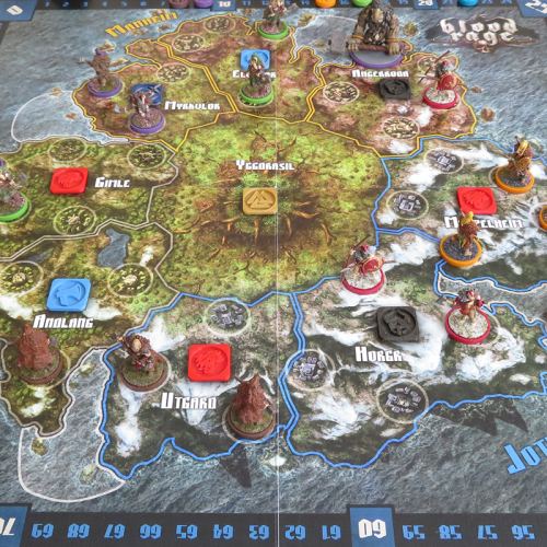 Blood Rage Vikings Pillage Board Game blood-rage-vikings-pillage-board-game