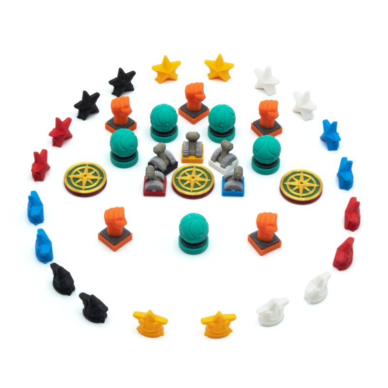 Upgrade Kit for Expeditions 59 Pieces Board Game Accessories and Tokens