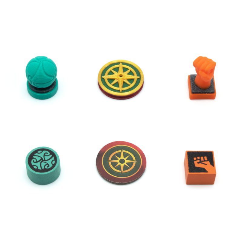 Upgrade Kit for Expeditions 59 Pieces Board Game Accessories and Tokens