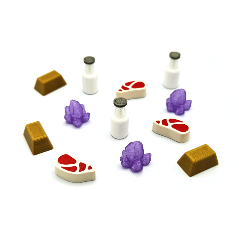 Pack De Mejora De 206 Piezas Para Wyrmspan - Tokens De Recursos, Huevos De Dragón Y Nidos Contenedores - Figuras De Jugador Y Dragón - Accesorios Premium En Bioplástico