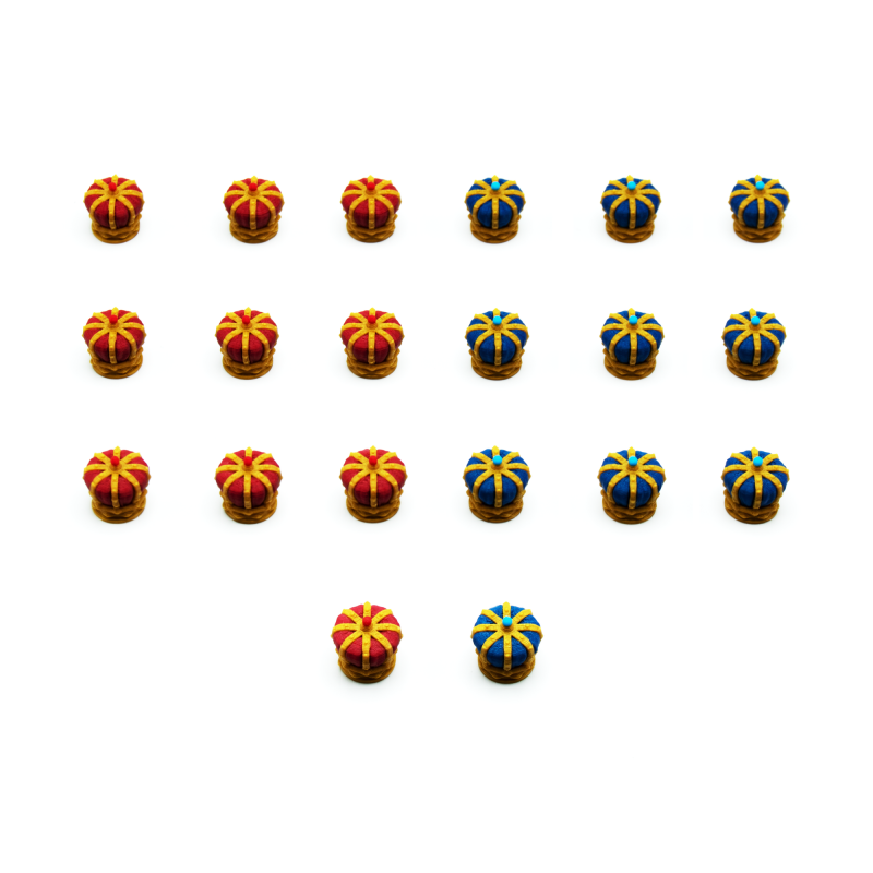 Crown Tokens for Splendor Duel | Board Game Upgrade Accessory