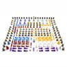 Full upgrade kit for the Board Game Arcs. Comprehensive set of 304 pieces. Board game accessories, upgrades and tokens.