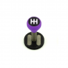 Purple Gear Lever token for Heat: Pedal to the Metal Tunnel Vision expansion. Board game  upgrade accessory.