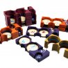Blood on the Clocktower token organizer trays with character tokens and reminder tokens