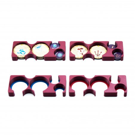 Accesorio de mejora con bandejas para organizar tokens y fichas de script compatible con Blood on the Clocktower