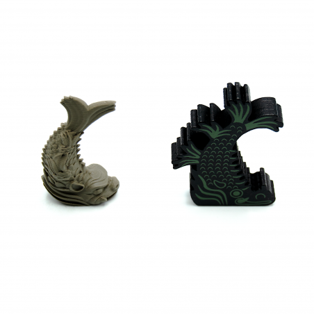 Marcador de Ronda para The White Castle. Token 3D para juego de mesa.