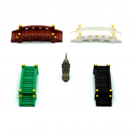 Set de accesorios 3D compatibles con el juego de mesa The White Castle. 5 Piezas deluxe