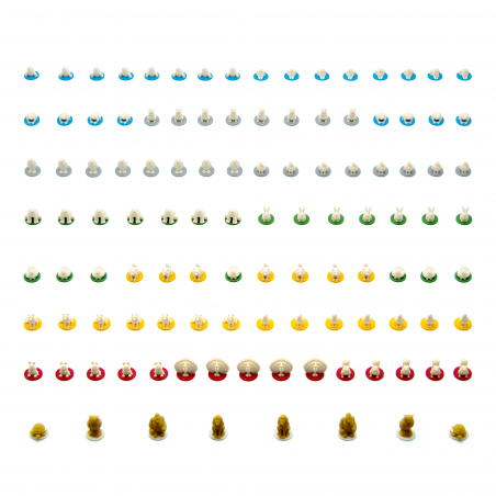 Set completo de mejora para Harmonies. 113 tokens 3D de animales.