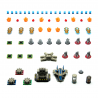 Upgrade kit for Nemesis Retaliation. Data Tokens, Markers, Terrain pieces and more. Board game accessory