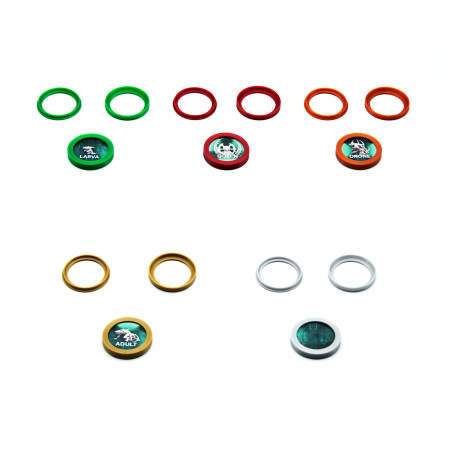 Fundas resistentes para tokens de intruso. Accesorios de mejora para el juego de mesa Nemesis Retaliation