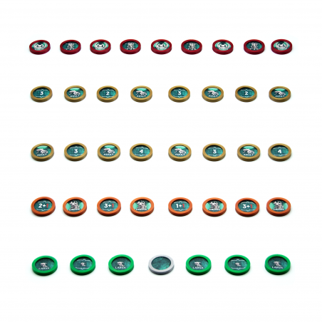 Fundas multicolor para losetas de intruso. Nemesis Retaliation juego de mesa