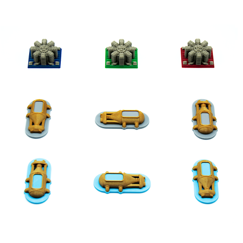 Tokens de soporte vital 3D compatibles con Nemesis Retaliation - 9 piezas