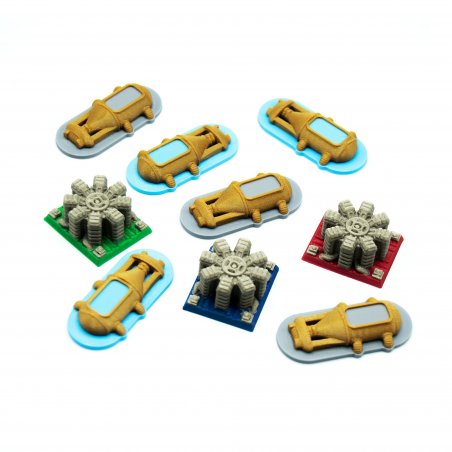 Set de tokens de soporte vital y miniaturas de control de soporte vital para Nemesis Retaliation