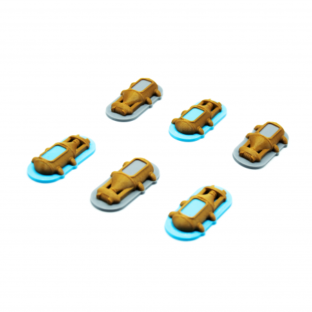 3D printed life support tokens for Nemesis Retaliation.