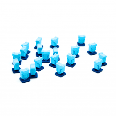 Accesorio de mejora para Nemesis Retaliation. Set de 20 fichas de seguridad 3D