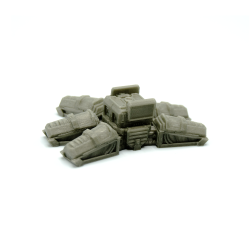 3D hibernatorium miniature for Nemesis board game.