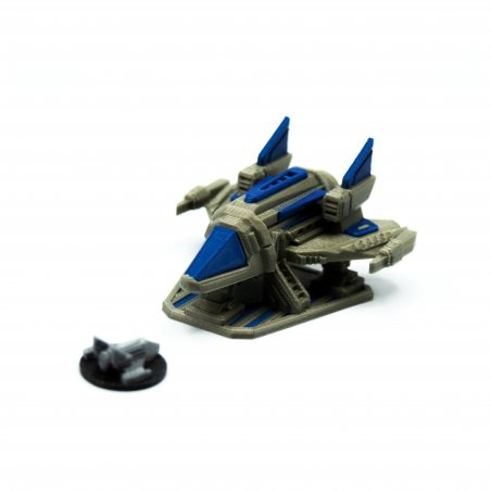 Modelo de nave Lander compatible con el juego de mesa Nemesis Retaliation