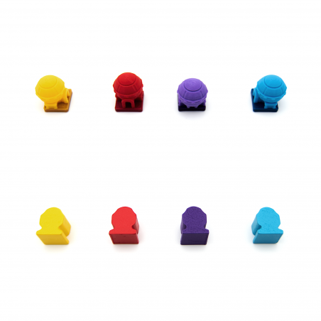 Deluxe building pieces compatible with the board game Recall