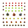 3D Deluxe tokens compatible with Root The Homeland. Set of 56 pieces, upgrade accessory