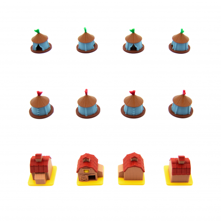 Miniaturas de asamblea y granja para Root The Homeland