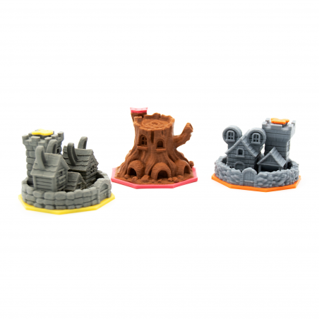 Landmark Miniatures compatible with Root The Homeland Expansion. Deluxe game accessory