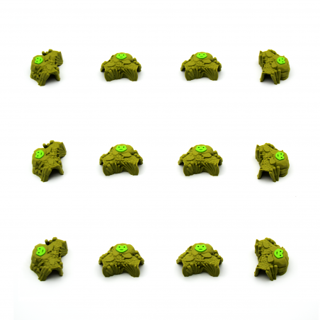 Deluxe Pieces for Root The Homeland. Frog Clearing Markers