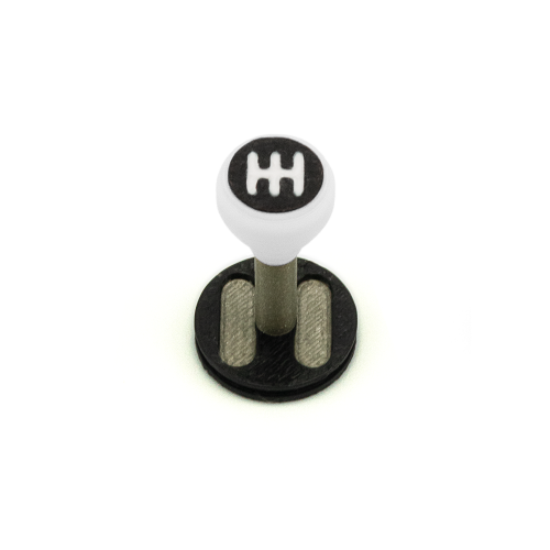 White Gear Lever for Heat: Rocky Roads Expansion - 1 Piece
