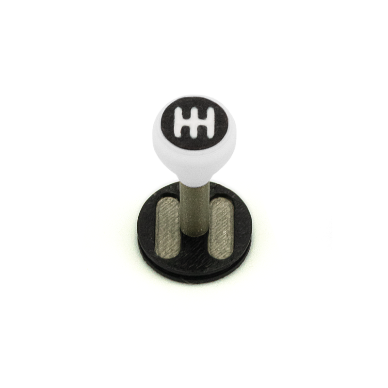 White Gear Lever for Heat: Rocky Roads Expansion - 1 Piece
