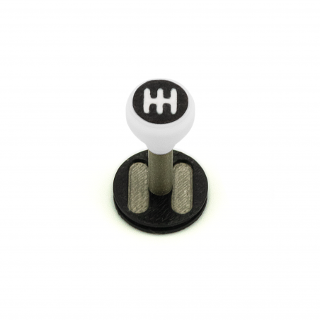 White Gear Lever for Heat: Rocky Roads Expansion - 1 Piece