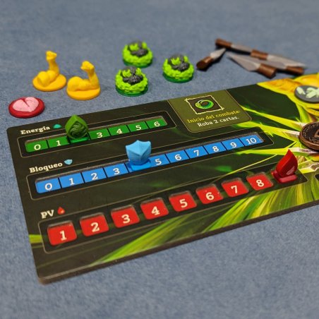 Weak, Strength, Poison and Vulnerable 3D tokens for the board game Slay the Spire. 3D upgrade accessory