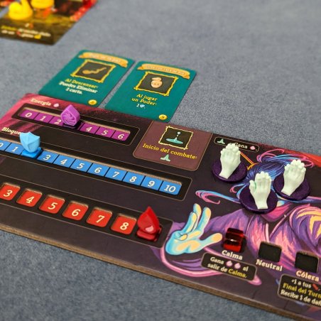 Set de piezas 3D para Slay The Spire. Trackers de energía, vida y bloqueo. Tokens de Milagro para La Vigilante