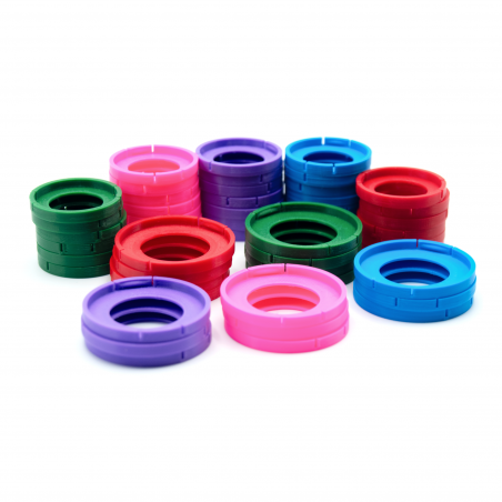 Upgrade accessory for Wonderland’s War board game with colored miniature bases