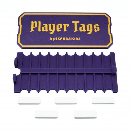 Compact storage case compatible with Blood on the Clocktower keeping name tags safe during transport