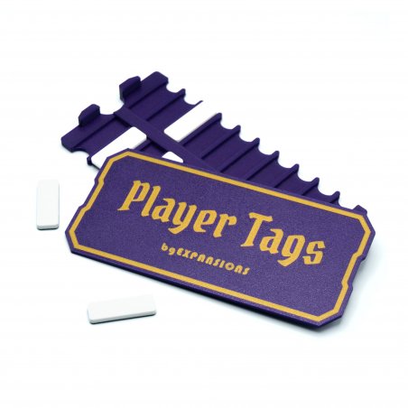 Portable name tag storage solution for Blood on the Clocktower storyteller setup and accessories