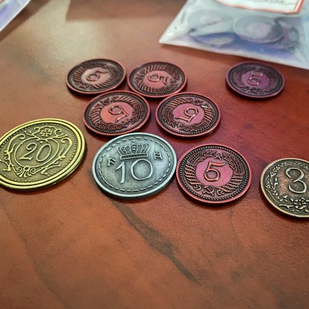 Metal Coins for Scythe & Expeditions - 80 coins
