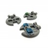 Sentry miniatures compatible with Voidfall board game. Upgrade set with 116 3D pieces.