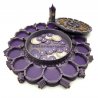Torre del reloj desmontable y compartimento de almacenamiento integrado para fichas y accesorios de Blood on the Clocktower